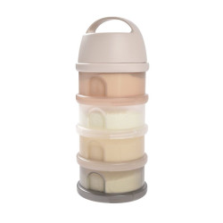 BEABA Formula Milk Container 4 Compartments, Clay BEABA Formula Milk Container 4 Compartments, Clay