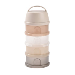 BEABA Formula Milk Container 4 Compartments, Clay BEABA Formula Milk Container 4 Compartments, Clay