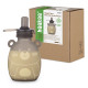 Haakaa Happii Bear silikona maisiņš biezeņiem/sulam 170 ml Grey