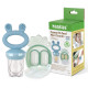 Haakaa Fresh Food Feeder Mini Combo silikona komplekts - fīderis un saldēšanas forma, Sky Blue