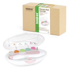 Haakaa Baby Nail Care Set komplekts — droša elektriskā nagu vīlīte