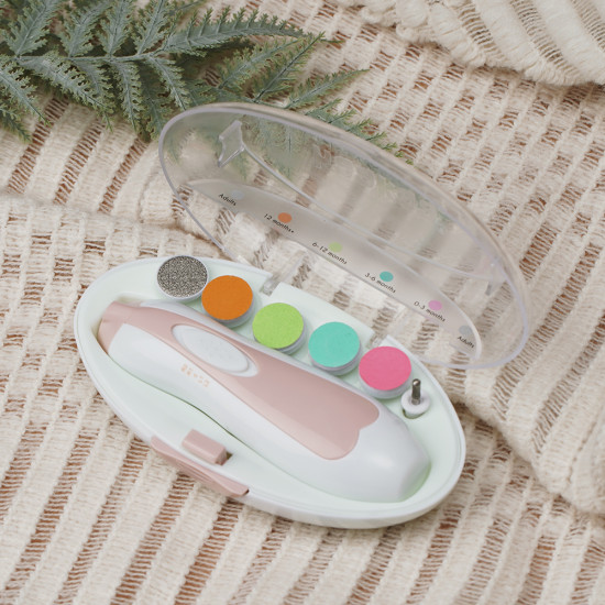 Haakaa Baby Nail Care Set komplekts — droša elektriskā nagu vīlīte