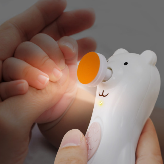 Haakaa Happii Bear komplekts — uzlādējama nagu vīlīte