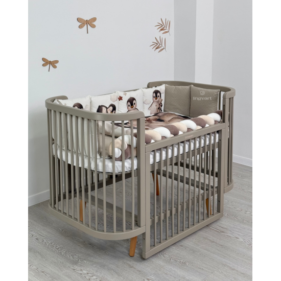 Gultiņa-transformers Boho Total Light ar kustīgu sienu Warm Beige