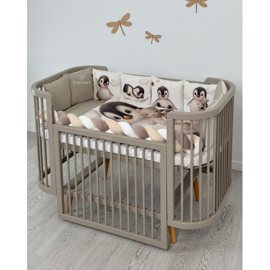 Gultiņa-transformers Boho Total Light ar kustīgu sienu Warm Beige