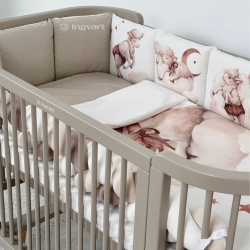 Cotton bed linen set "Sheep on Clouds" Cotton bed linen set "Sheep on Clouds"