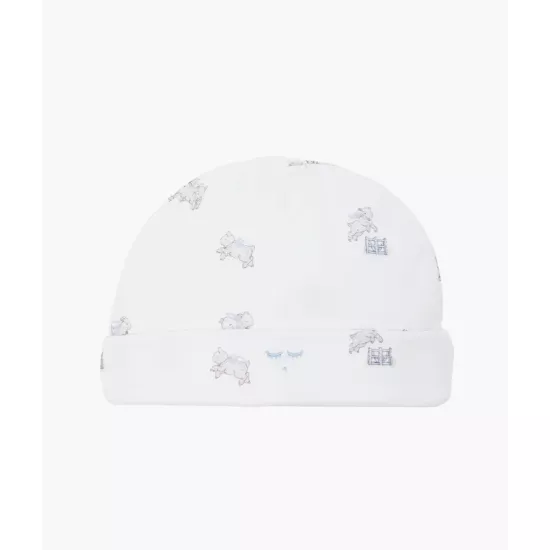 Livly Kokvilnas Cepure Counting Sheep Ninni Hat Blue