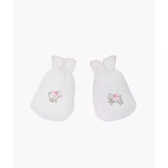 Cimdi Livly Counting Sheep Hand Knits Pink Onesize