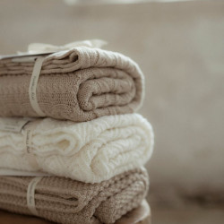 Silts pleds no 100% merino vilnas Warm Beige - Premium Kolekcija Silts pleds no 100% merino vilnas Warm Beige - Premium Kolekcija