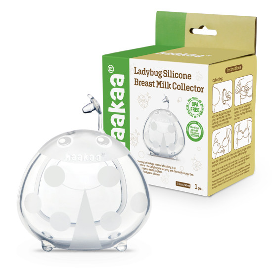 Haakaa Ladybug Silikona Mātes Piena Savācējs 40 ml
