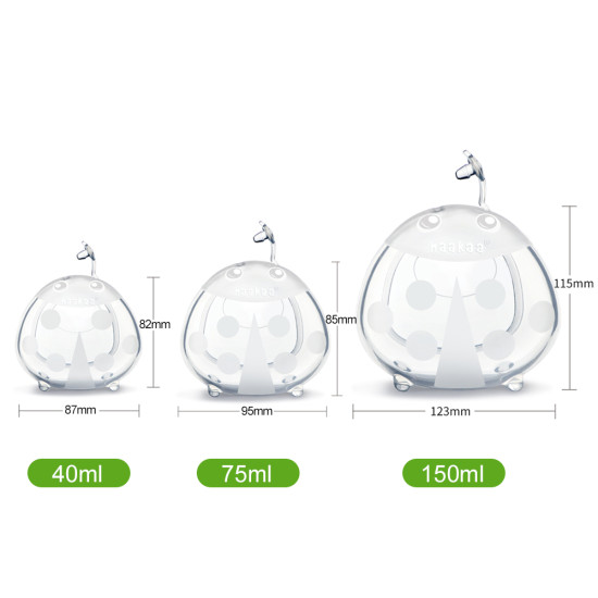 Haakaa Ladybug Silikona Mātes Piena Savācējs 40 ml