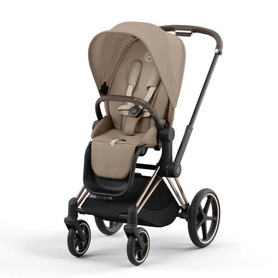 Cybex Priam V4 3 in1, Cozy Beige, Rose Gold Frame