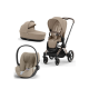 Cybex Priam V4 3 in1, Cozy Beige, Rose Gold Frame