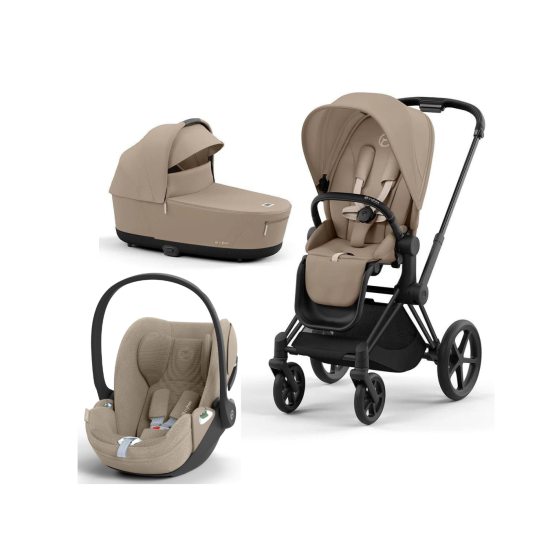 Cybex Priam V4 3 in1, Cozy Beige, Matt Black Frame