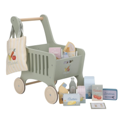 Little Dutch Wooden Shopping Cart FSC Little Dutch Wooden Shopping Cart FSC