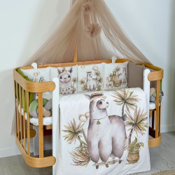 Cotton bed linen set  "Alpaca"