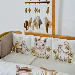 Cotton bed linen set  "Alpaca"