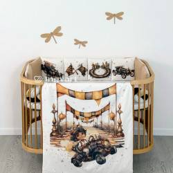 Cotton bed linen set  "Steampunk Racing" Cotton bed linen set  "Steampunk Racing"