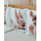 Kokvilnas gultas veļas komplekts "Watercolor Animals"
