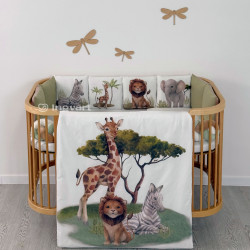 Cotton bed linen set  "Madagascar" Cotton bed linen set  "Madagascar"