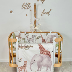 Cotton bed linen set  "Africa"