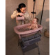 Vanniņa Ar Statīvu Twistshake Luxury Bath Kit Faded Pink