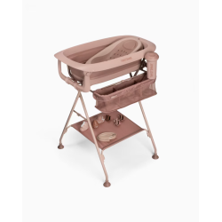 Vanniņa Ar Statīvu Twistshake Luxury Bath Kit Faded Pink