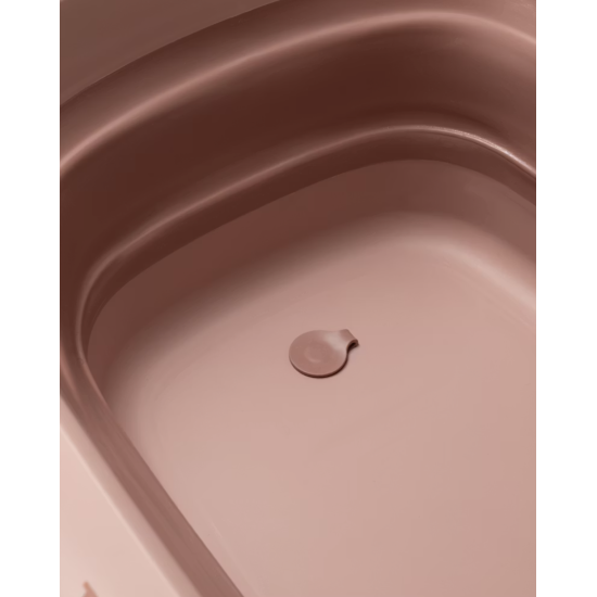 Vanniņa Ar Statīvu Twistshake Luxury Bath Kit Faded Pink
