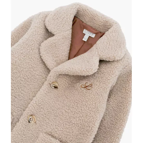 Livly mētelis Pile Coat Light Beige