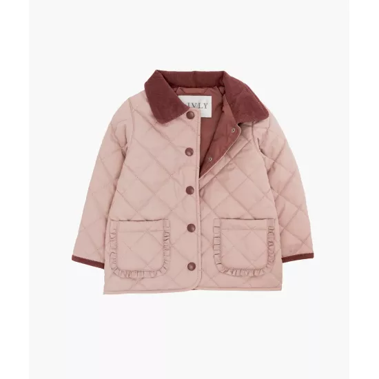 Livly Stepētā jaka Leah Dark Mauve