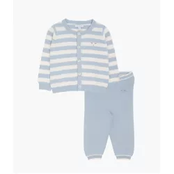 Livly Komplekts Stripes Knit Set Blue Livly Komplekts Stripes Knit Set Blue