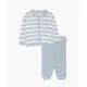 Livly Komplekts Stripes Knit Set Blue