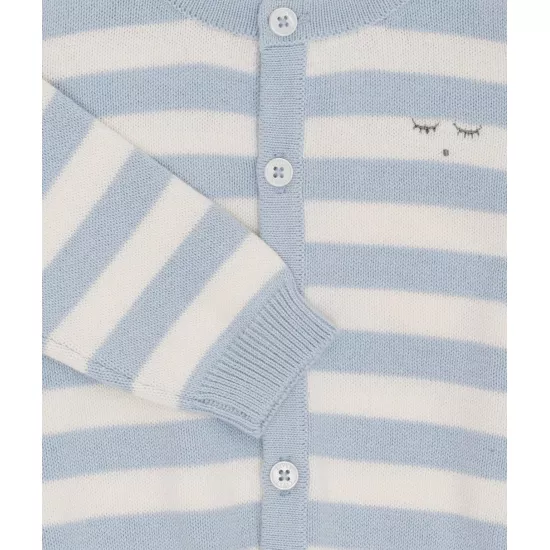 Livly Komplekts Stripes Knit Set Blue
