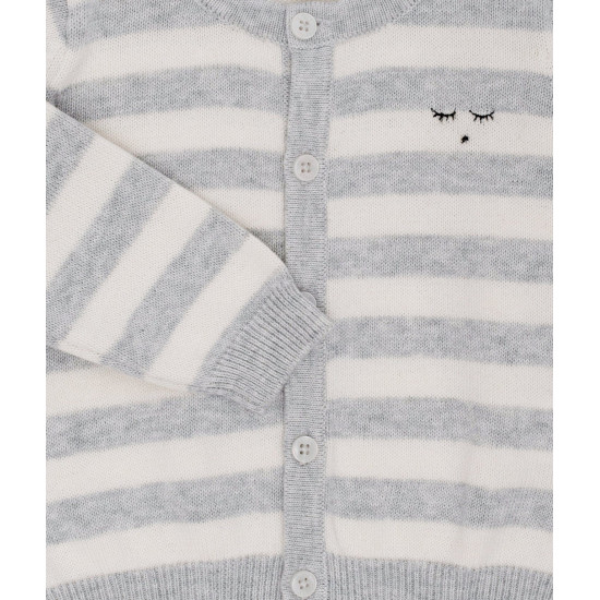 Livly Komplekts Stripes Knit Set Grey