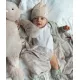 Bērnu cepure Livly Cable Knit Hat Oat, 100% Kašmirs