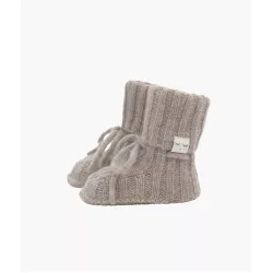 Kašmira zeķes Livly Cable Knit Cashmere Footies Oat Kašmira zeķes Livly Cable Knit Cashmere Footies Oat