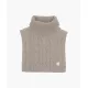 Kaklauts-šalle Cable Knit Cashmere Scarf Oat, One Size