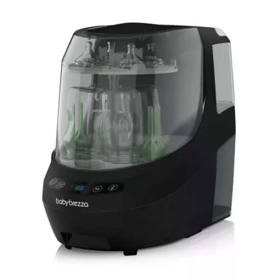 Bērnu pudelīšu mazgātājs un sterilizētājs Baby Brezza Bottle Washer Pro Black
