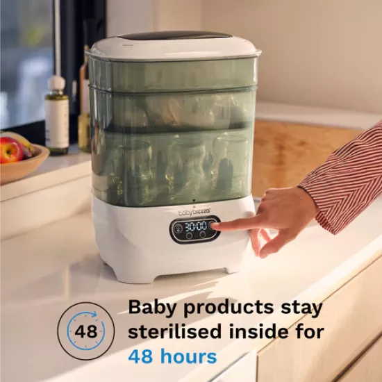 Baby Brezza One Step™ Pudeles Sterilizators un Žāvētājs Advanced