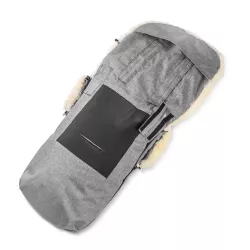 Aitas vilnas guļammaiss ratiem Fellhof Cortina Lambskin Footmuff Beige-Melange Aitas vilnas guļammaiss ratiem Fellhof Cortina Lambskin Footmuff Beige-Melange