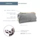 Roku mufe ratiem Fellhof Lambskin Hand Muff for Prams Black