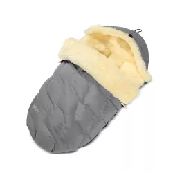 Fellhof Winterberg baby carriage fur bag WINTERBERG Lambskin Footmuff Grey Fellhof Winterberg baby carriage fur bag WINTERBERG Lambskin Footmuff Grey