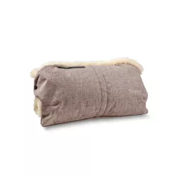 Fellhof Lambskin Hand Muff for Prams Beige-Melange Fellhof Lambskin Hand Muff for Prams Beige-Melange