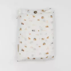 Bamboom Autiņš XL – 120x120 cm – THE FARM 133 Bamboom Autiņš XL – 120x120 cm – THE FARM 133
