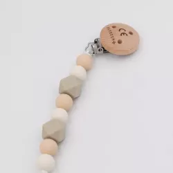 Pacifier Holder Bamboom - CREAM 02 Pacifier Holder Bamboom - CREAM 02
