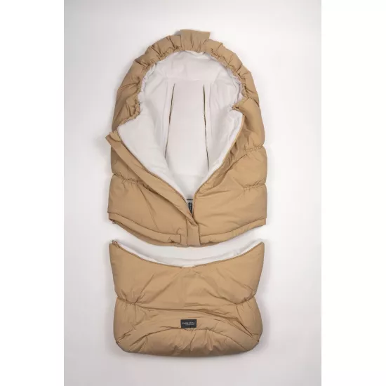 Silts ziemas guļammaiss Bamboom - Igloo Combi - MOCHA SAND 347