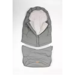 Winter Stroller Bag - Igloo Combi - TOG 4.5 - MOSS GREY 351