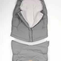 Winter Stroller Bag - Igloo Combi - TOG 4.5 - MOSS GREY 351 Winter Stroller Bag - Igloo Combi - TOG 4.5 - MOSS GREY 351