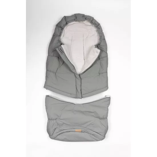 Silts ziemas guļammaiss Bamboom - Igloo Combi - MOSS GREY 351