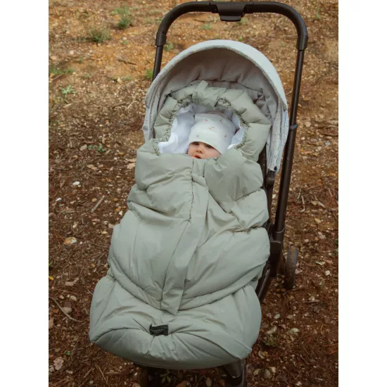 Silts ziemas guļammaiss Bamboom - Igloo Combi - MOSS GREY 351